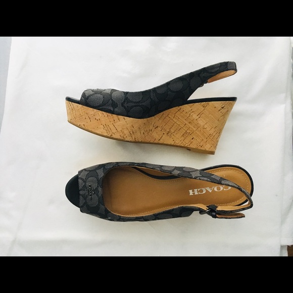 Coach Wedge Sandals (Authentic!!) - Picture 5 of 9